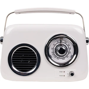 KOZMOS FB-R302-WH Beyaz Retro Radyo ve Bluetooth Hoparlör