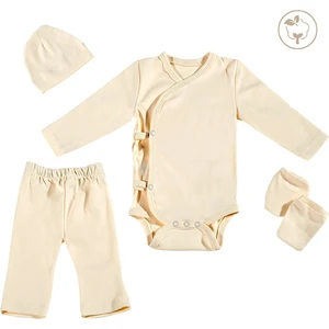 Tiny Lamb Helix Organik Mini Yenidoğan Seti - 4 Parça | Yenidoğan Mini Set