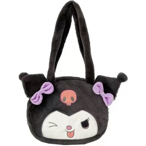 Kuromi Tarçınlı Köpek Melody Çantası Kadın Karikatür Peluş Çanta Sevimli Lolita Omuz Çantası Omuz Çantası (Yurt Dışından)