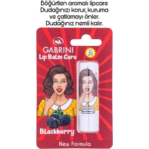 Lip Balm Care Blackberry - Dudak Koruyucu ve Nemlendirici Böğürtlen Aromalı