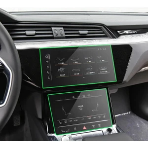 EG Nano World Audi E-Tron Multimedya Çift Nano Ekran Koruyucu Navigasyon Ekran Koruyucu