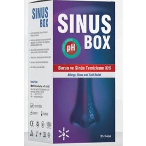 Sinus Box Yetişkin Burun ve Sinus Temizleme Kiti 25 Saşe