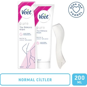 Pure Tüy Dökücü Krem Bacak ve Vücut Bölgesi 200 ml