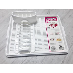 Moonstar Hareketli Tabaklık Bulaşık Durulama Seti BEYAZ-720