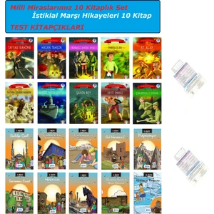 4. Sınıf Milli Miraslarımız + Istiklal Marşı Hikayeleri 20 Kitap Set