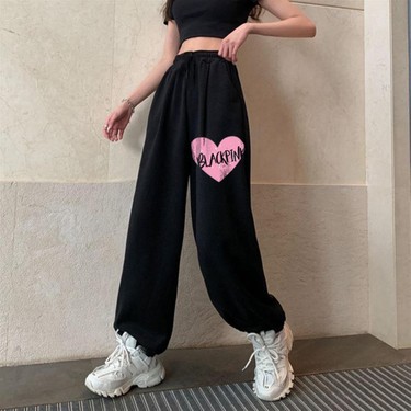Touz Moda K-Pop Serisi Blackpink Heart Baskılı Oversize Fiyatı
