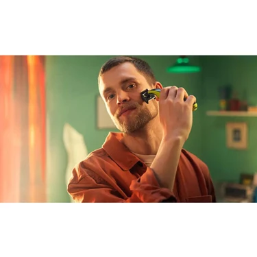 Philips QP2724/20 Oneblade Sarı Yüz Şekillendirici Kablosuz Fiyatı