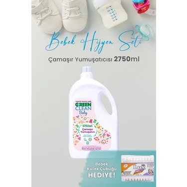 U Green Clean Baby Çamaşır Yumuşatıcısı 2750 ml Yıkama