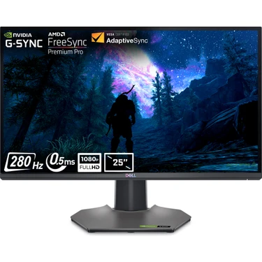 Dell G2524H 25 inç 280Hz 0.5ms Full HD Adaptive Sync Fast IPS Gaming