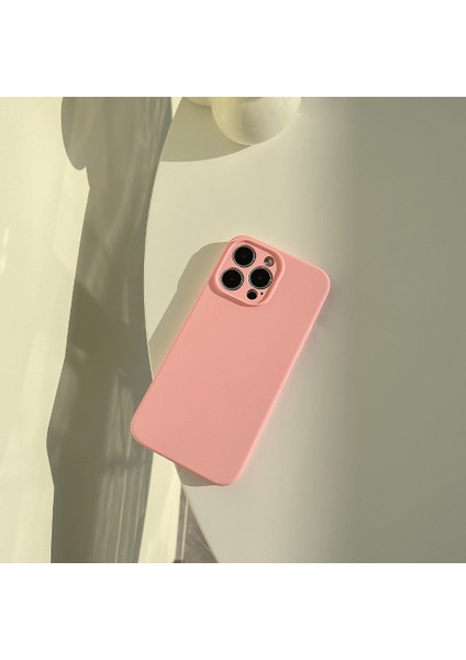 Apple iPhone 15 Pro Max Sıvı Silikon Darbeye Dayanıklı Telefon Kılıfı (Yurt Dışından)