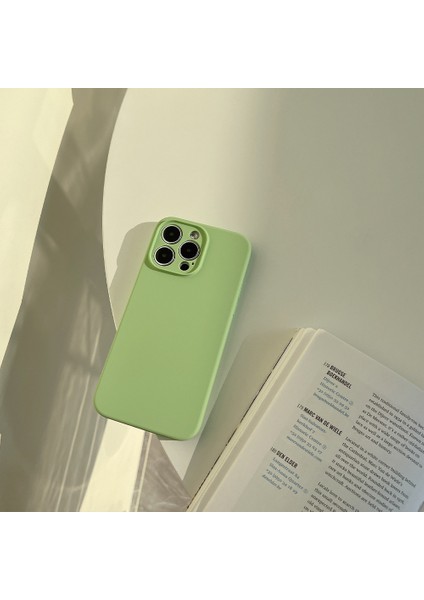 Apple iPhone 15 Pro Sıvı Silikon Darbeye Dayanıklı Telefon Kılıfı (Yurt Dışından)