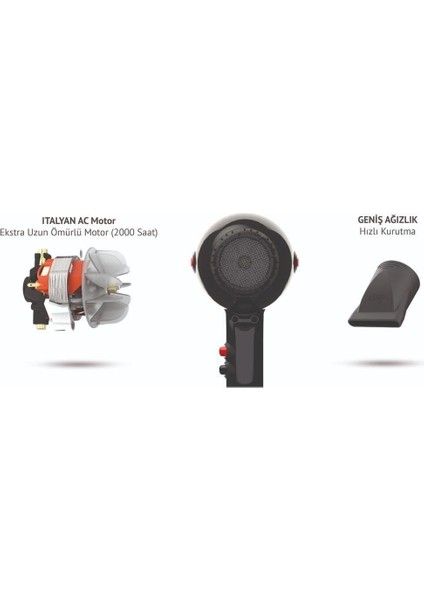 3200 Professionel Turbo Fön Makinesi fırsatları