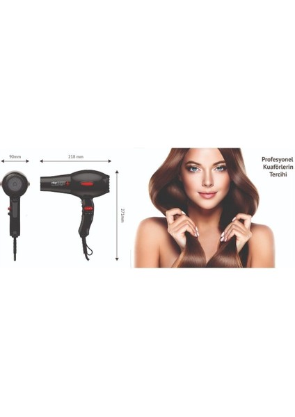 3200 Professionel Turbo Fön Makinesi indirimleri