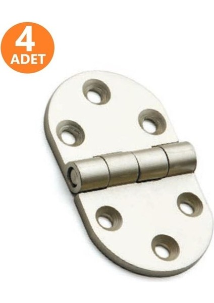 4 Adet Alüminyum Oval Masa Menteşe 3 cm