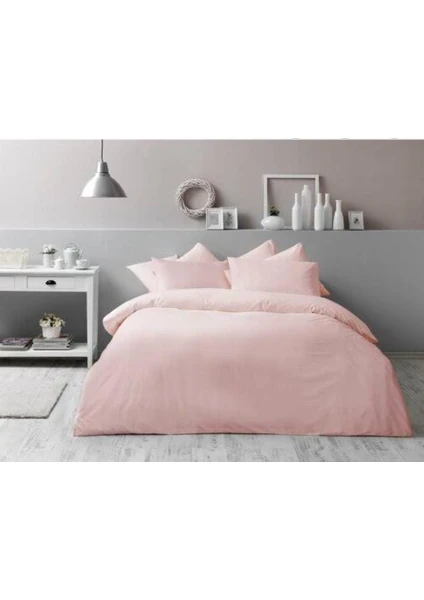 Sedali Home Set - Pembe Renk Çift Kişilik Nevresim Seti