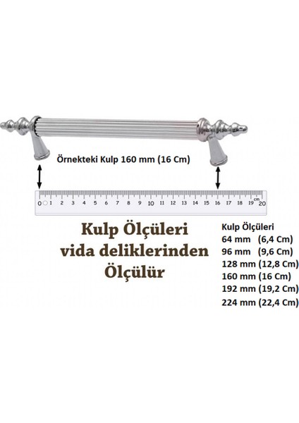 160 mm Ovacık Antik Rustik Metal Kulp Mobilya Dolap Kapak Çekmece Kulpu