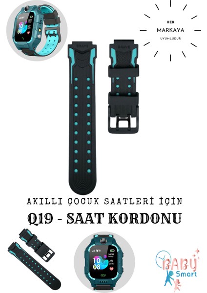 Q19 Akıllı Çocuk Takip Saat Kordonu