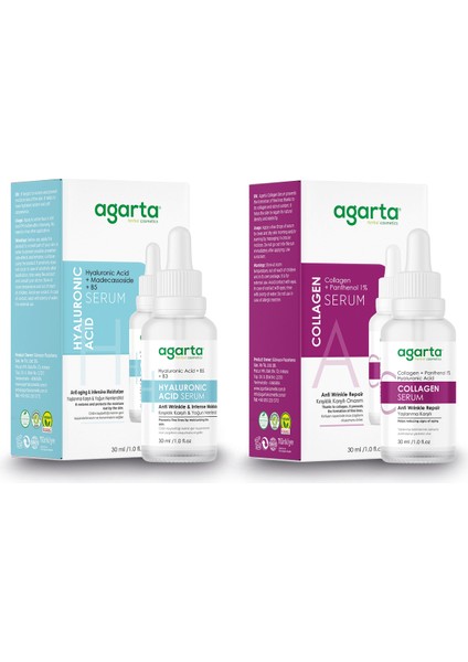 Bakım Seti Kolajen Serum+Hyaluronic Acid