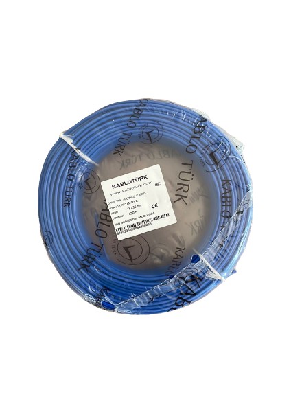 2,5 mm Nya Mavi Kablo (H07V-U)(100MT)