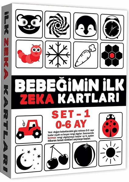 Eğıtıcı Kartlar 0-6 Ay Erken Eğitim Zeka Kartı