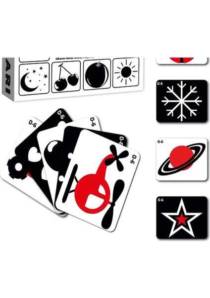 Eğıtıcı Kartlar 0-6 Ay Erken Eğitim Zeka Kartı modelleri