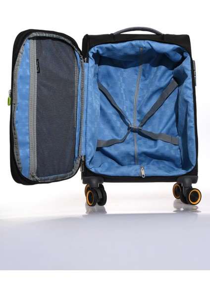 04PC6000-01-S Siyah Unisex Büyük Boy Bavul