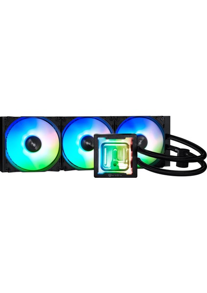 Cube 360 Argb Cpu Sıvı Soğutma 360 mm Siyah