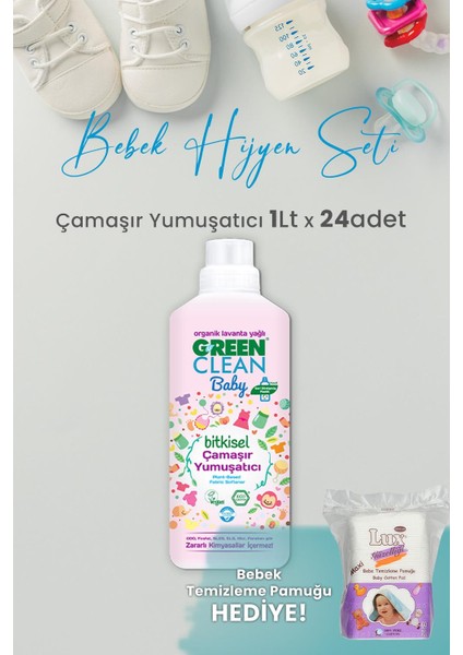 Baby Çamaşır Yumuşatıcı 1 L x 24 Adet ve Hediyeli