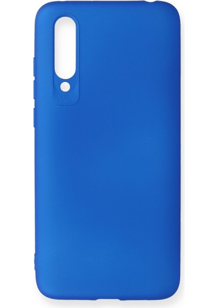 Xiaomi Mi 9 Lite Kılıf Premium Rubber Silikon - Mavi