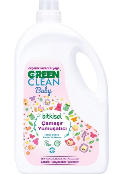 Green Clean Baby Çamaşır Yumuşatıcısı 2750 ml Yıkama