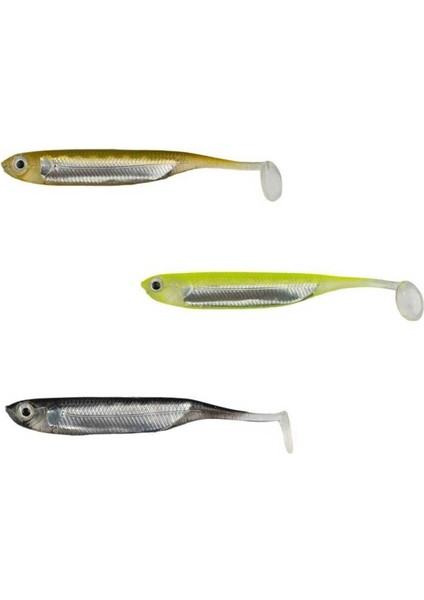 Real Fish 8cm Silikon Yem (5 Adet) Lemon
