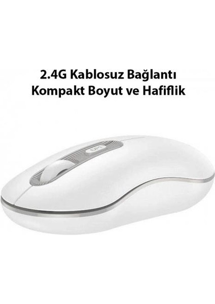 Hc Seri Premıum Bluetooth Wıreless 1600DPI 2.4g Kablosuz Mouse Bluetooth Mouse 4d Düğmeli Mouse
