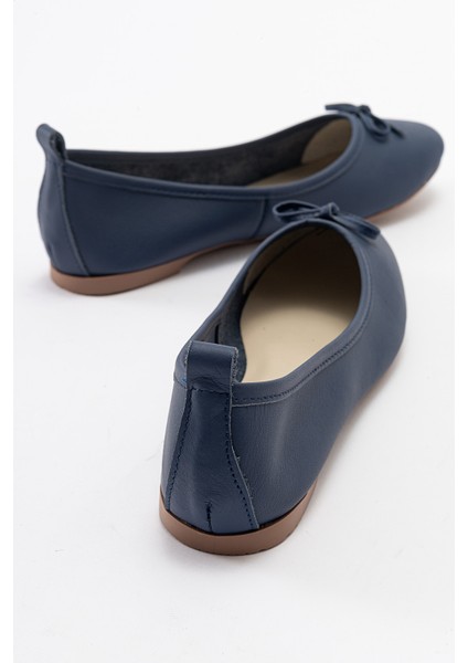 01 Lacivert Cilt Kadın Babet Lacivert Yumuşak Tabanlı Şık Tasarım fiyatları