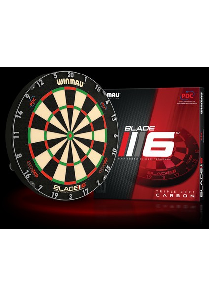 Blade-6 triple Core Carbon Dart Bordu,