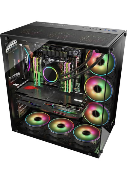 Warcry Gaming Sistem Amd Ryzen 5 5600 + Nvidia Geforce Rtx 3060 Ti 8gb GDDR6X + 16GB Ddr4 Ram + 1tb M.2 Nvme SSD