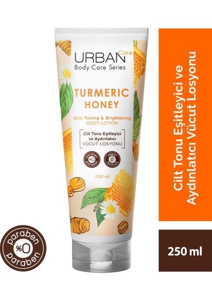 Turmeric Honey Cilt Tonu Esitleyici ve Aydınlatıcı Vücut Losyonu 200 Ml-Vegan