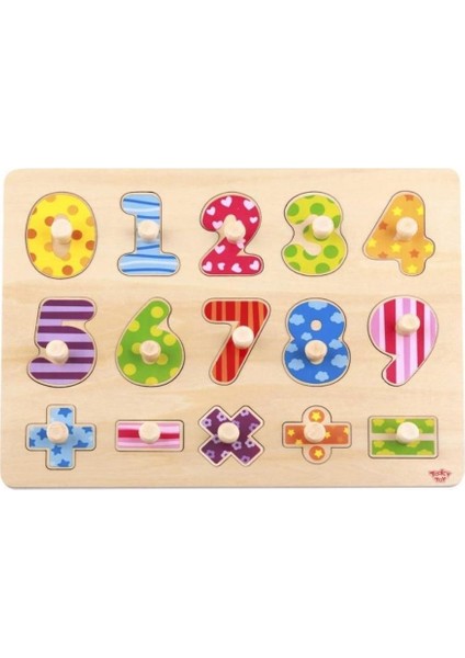 Rakamlar ahşap Puzzle