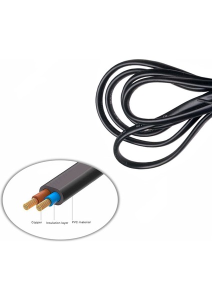 1.5mt 1.5 Metre Ps3|ps4 Güç Kablosu Teyp Power Kaliteli Güç Kablosu Kablo Çift Oluklu CABLE fırsatları