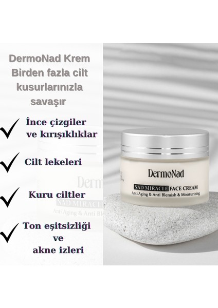 DermoNad Dermonad Leke Karşıtı Aydınlatıcı Sıkılaştırıcı ve Nemlendirici Yüz Bakım Kremi 50 ml fırsatları