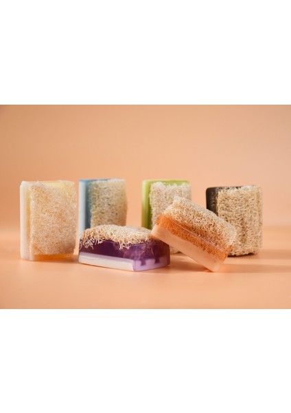 Kabak Lifli Ballı Eşek Sütü Sabunu, Donkey Mülk Soap With Loofah 100 G.