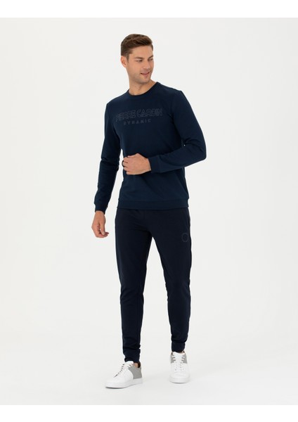 Pierre Cardin Erkek Lacivert Regular Fit Sweatshirt 50270213-VR033