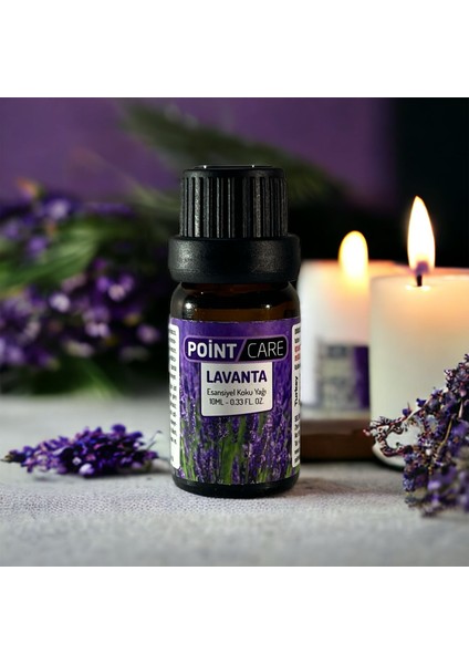 Point Care Lavanta Mum Esansı 10ML , Mum Koku Soya Wax Esansı Lavanta Kokulu (1 Adet)