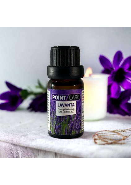 Point Care Lavanta Mum Esansı 10ML , Mum Koku Soya Wax Esansı Lavanta Kokulu (1 Adet)