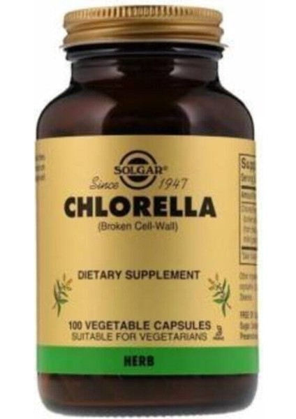 Chlorella 520 Mg 100 Kapsül