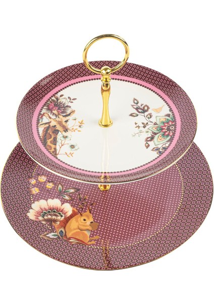 Magenta 2 Katlı Servis 27X24CM