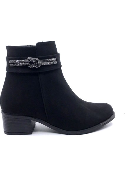 Mht 915 Siyah 5 cm Kadın Bot