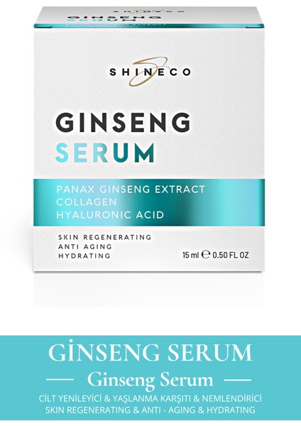 - Ginseng Serum 15ML - Yaşlanma Karşıtı