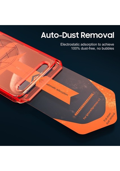 Apple Iphone 15 Pro Max Ekran Koruyucu Cam 5d Şeffaf Tam Kapatan Otomatik Hizalama Aparatlı Kolay Kurulum Temper fırsatları