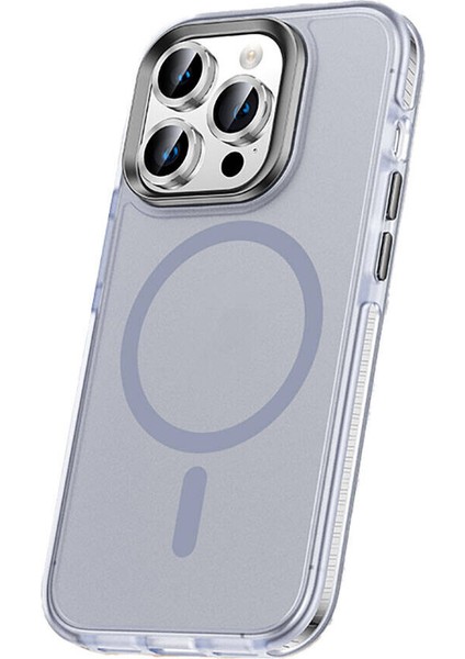 Apple Iphone 15 Pro Kılıf Renkli Magsafeli Transparan Airbagli Klaptika Silikon