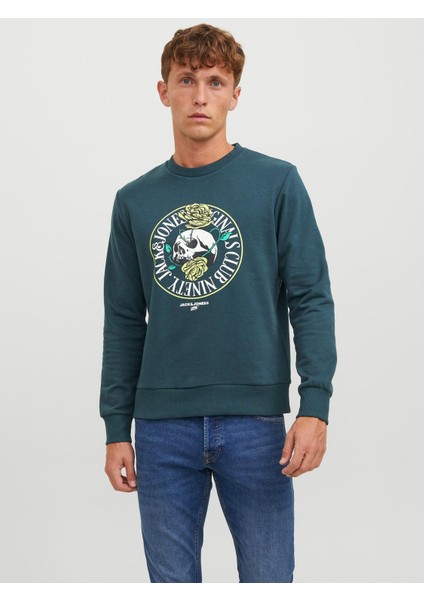 Jorboney Erkek Yeşil Sweatshirt 12244220-Magicalforest